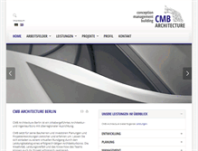 Tablet Screenshot of cmb-architecture.de